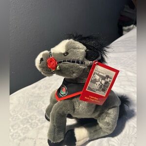 Wells Fargo Plush Horse with Red Rose named Prince